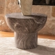 Travertine Look 60x45cm Coffee Table - Tables