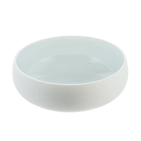Matte Light Blue 20x8cm Stoneware Bowl - Bowls