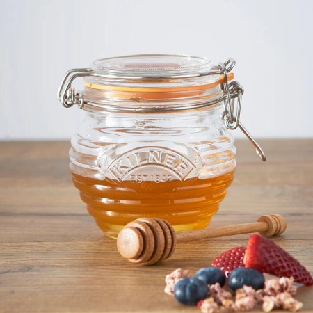 Kilner Honey Pot & Dipper 400ml - Preserving Jars