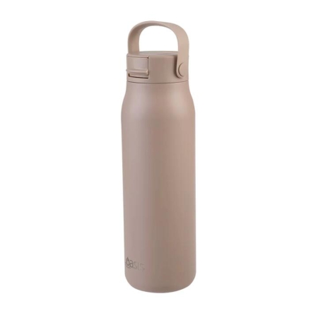 Oasis Sorrento Latte 900mL Ceramic Lined Stainless Steel Double Wall Insulated Sipper. - Bottles