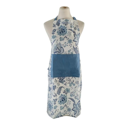 Blue & White Palampur Print 70x90cm Apron - Aprons