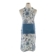 Blue & White Palampur Print Oven Mitt - Mitts