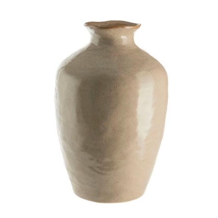 Reactive Tan Small Trumpet 23x35cm Tall Vase - Vases