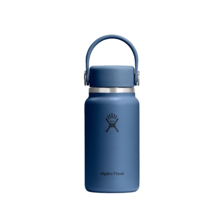 Hydro Flask Micro Hydro Capri Blue Bottle with Flex clip Strap 200mL - Kitchen Storage