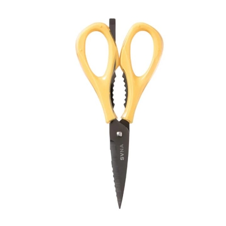 Yellow 23x11x2cm Stainless Steel Titanium Kitchen Scissor - Scissors