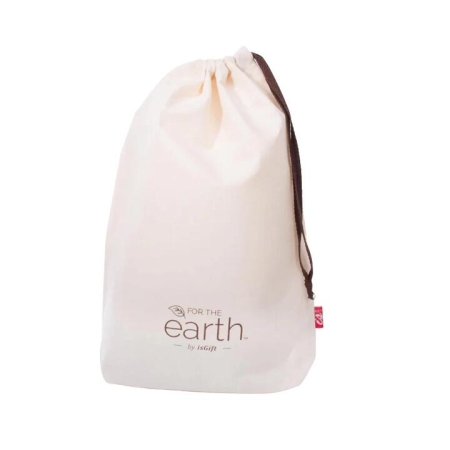 Natural 29x40x7cm Cotton Reuseable Bread Bag - Bags