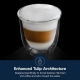 Delonghi Thermal Cappuccino Glasses 270ml Set of 2
