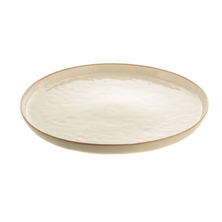 Chocolate Rim Round 33cm Platter - Platters