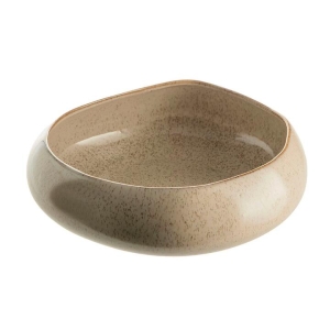 Reactive Tan Bulb 22x21x7cm Ceramic Bowl