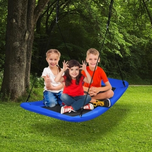 CostwayTree Swing with Oxford fabric for Kids and Adults Blue