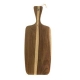 Acacia Wood Round Paddle Board 40x52x2cm - Serveware