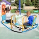 CostwayKids Spinning Seesaw with Stopper Legs for Backyard and Playground - Toys & Hobbies > Outdoor Play > Seesaws