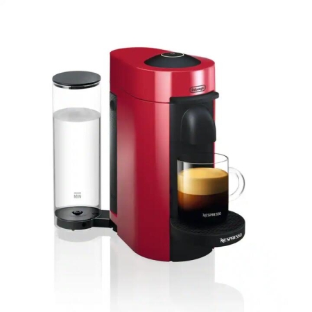 Delonghi CARTON DAMAGED Nespresso Vertuo Plus Capsule Coffee Machine Red