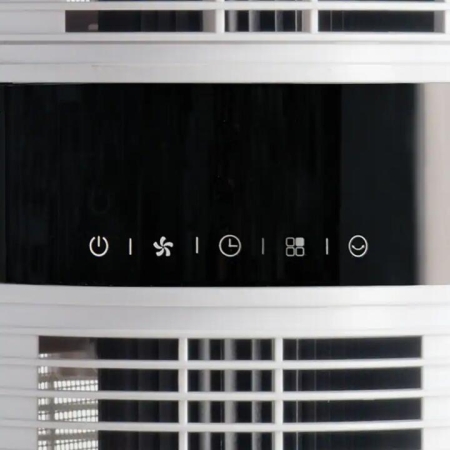 Delonghi 360° Dual Oscillating Tower Fan White