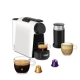 Delonghi Essenza Mini Nespresso Capsule Coffee Machine with Aeroccino White