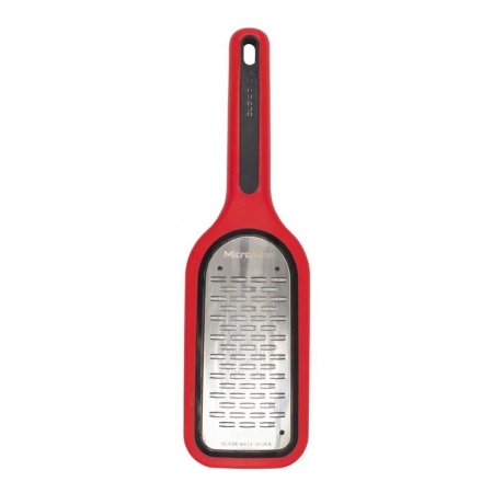 Microplane Select Series Medium Ribbon Grater Red Microplane Select Series Medium Ribbon Grater Red